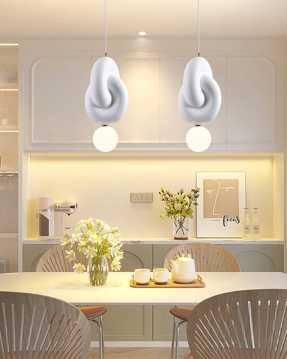 Milk White Blend Pendant Light