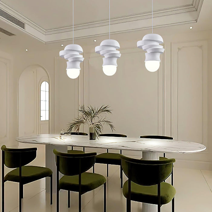 Milk White Blend Pendant Light
