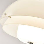 Milk White Layer Pendant Lamp 15.7″