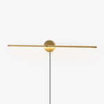 Minimalist Linear LED Plug-in Wall Lamp