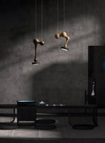 Molecule Wooden Pendant Light