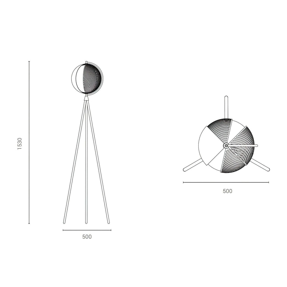 Mondo Floor lamp 19.7"