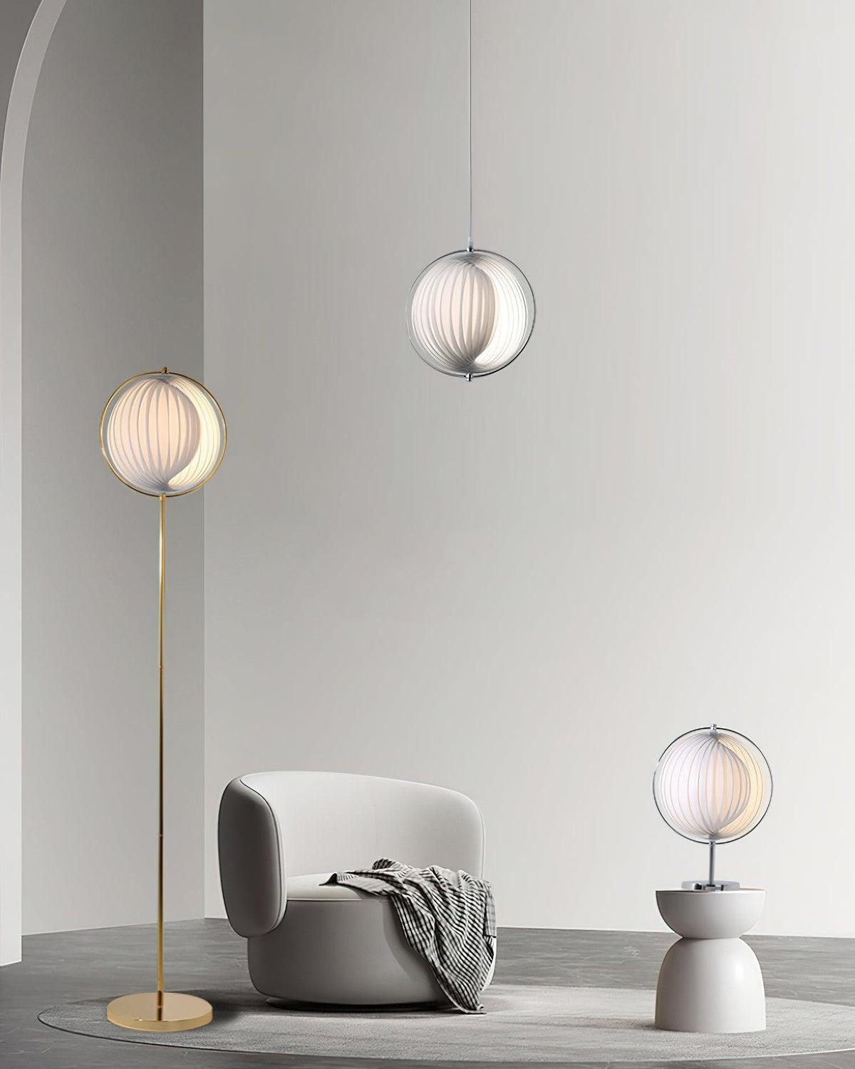 Moon Echo Table Lamp 12.2"