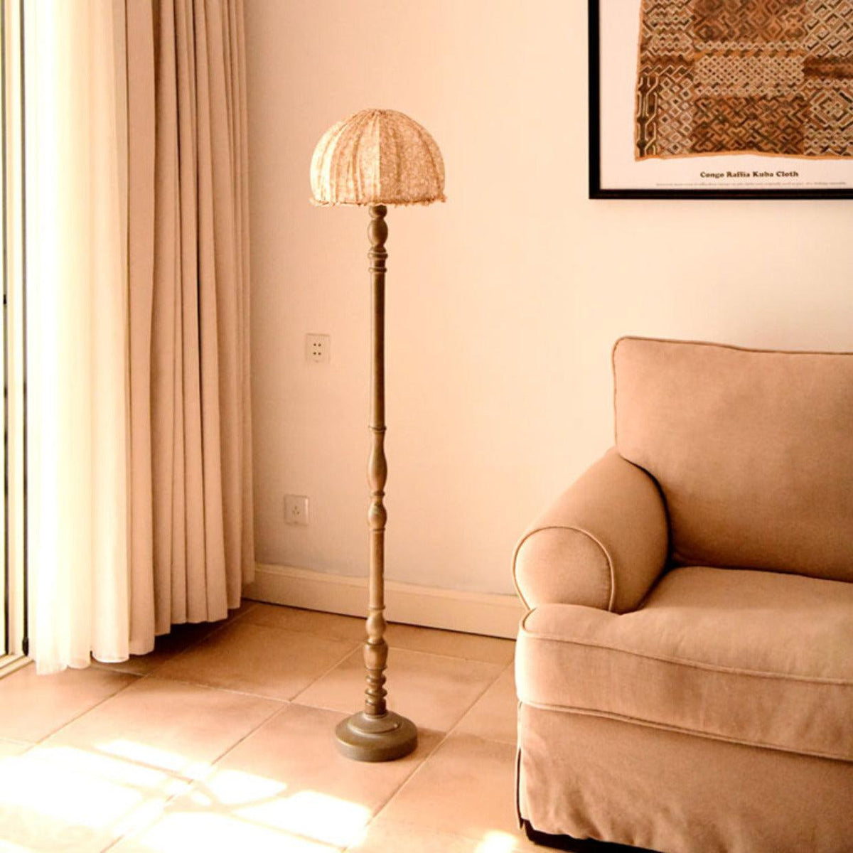 Moonshine Wood Floor Lamp 11.8"
