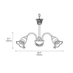 Morning Glory Chandelier