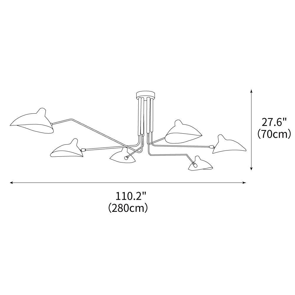 Mouille Ceiling Lamp