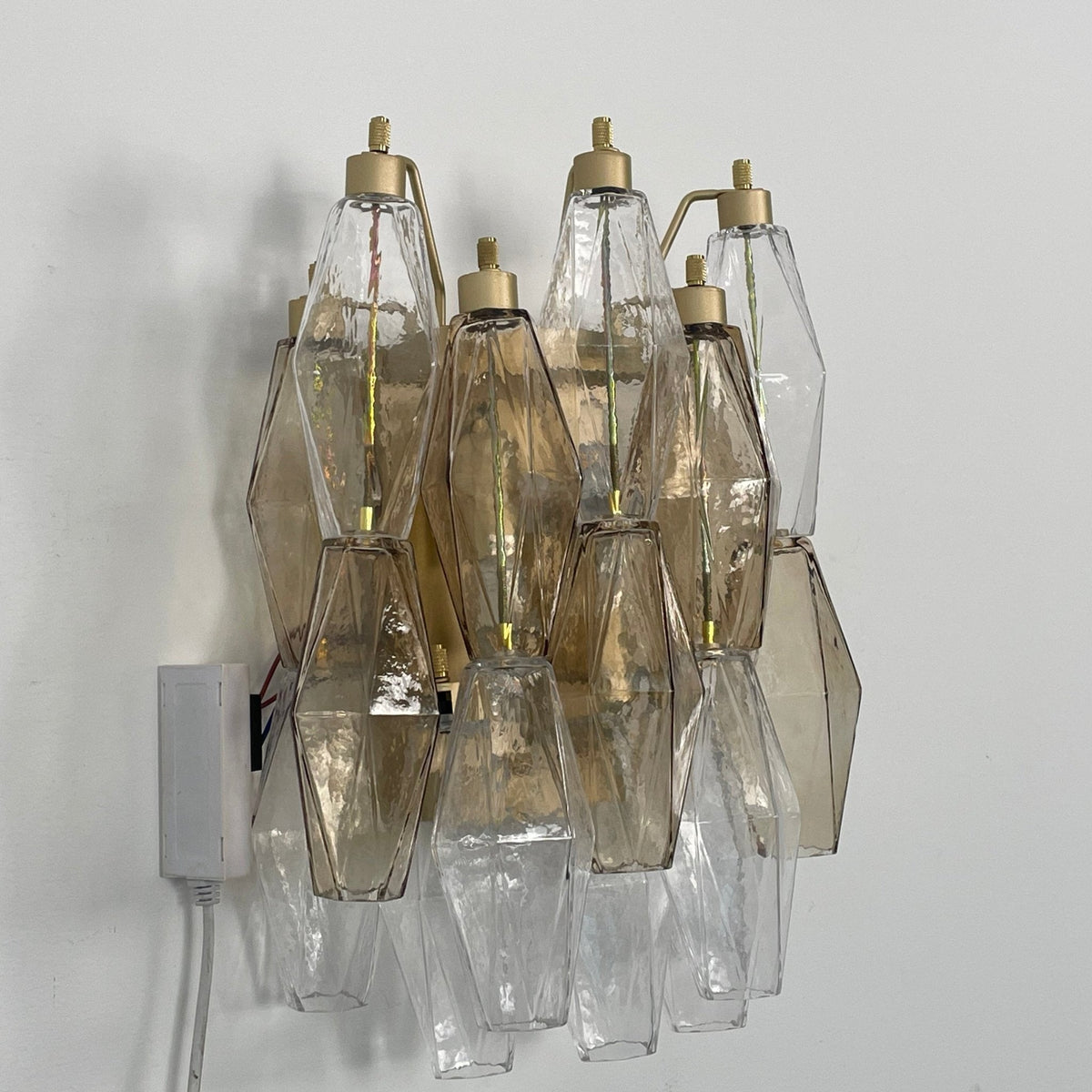 Murano Rhombus Glass Wall Lamp