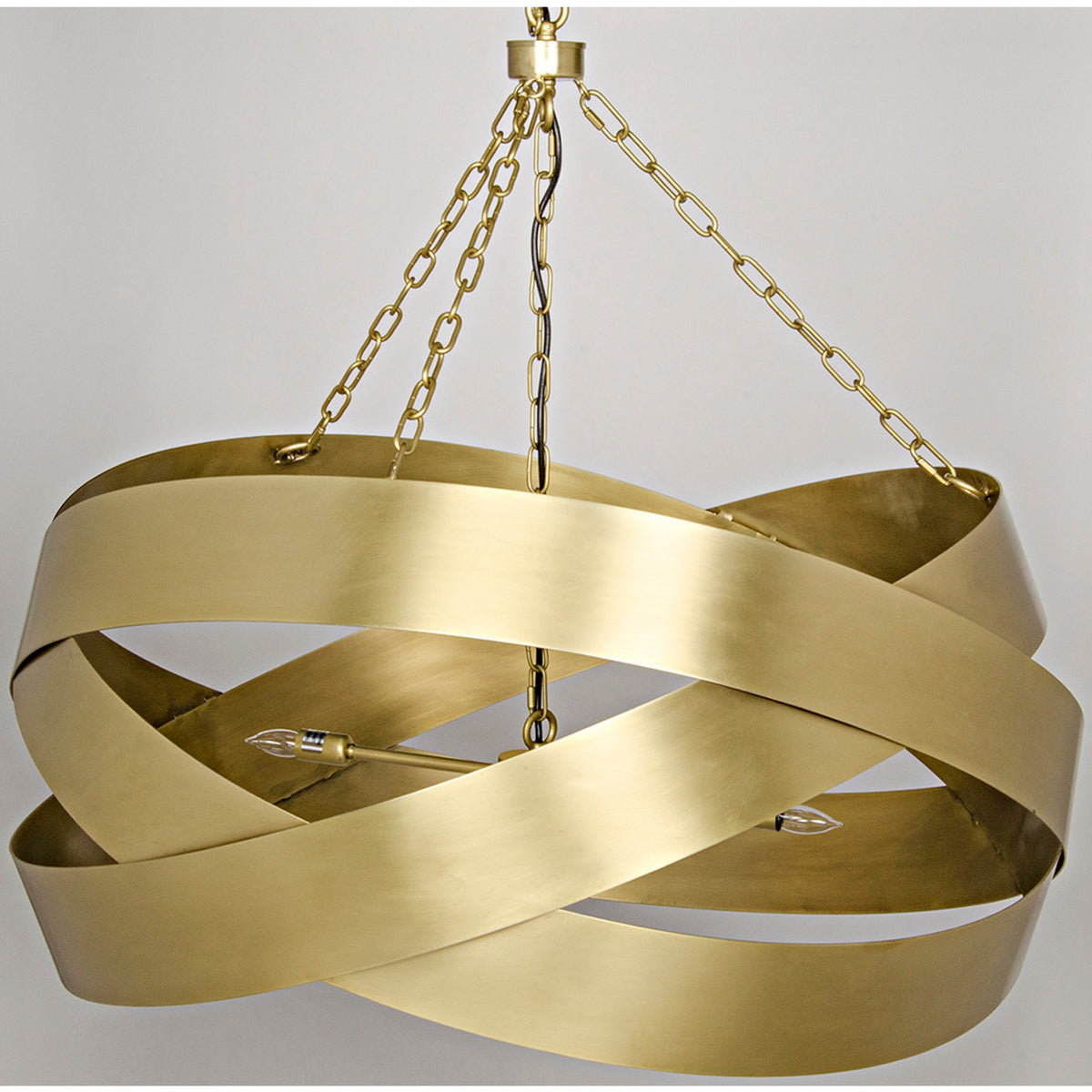 Noir Orion Pendant - Metal With Brass Finish