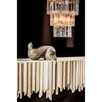 Noir Bruna Chandelier - Small - Metal With Brass Finish