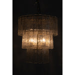 Noir Bruna Chandelier - Small - Metal With Brass Finish