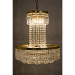 Noir St. Petersburg Chandelier - Antique Brass And Glass