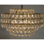 Noir Linden Chandelier - Antique Brass - And Black Steel