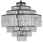 Noir Satellite Chandelier - Black Steel
