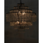 Noir Satellite Chandelier - Black Steel