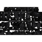 Noir Vulcan Chandelier - Black Steel With Black Glass