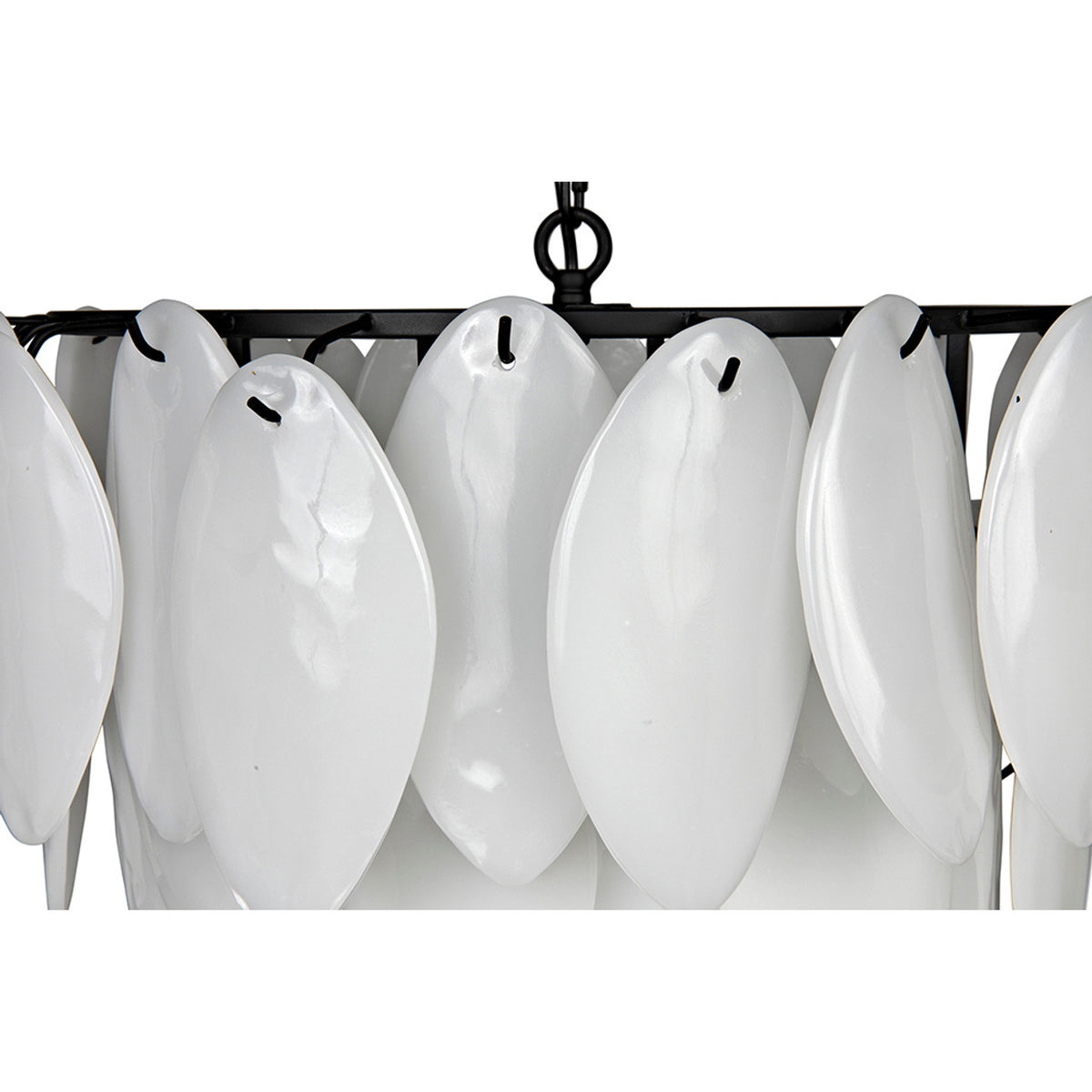 Noir Lotus Chandelier - Large