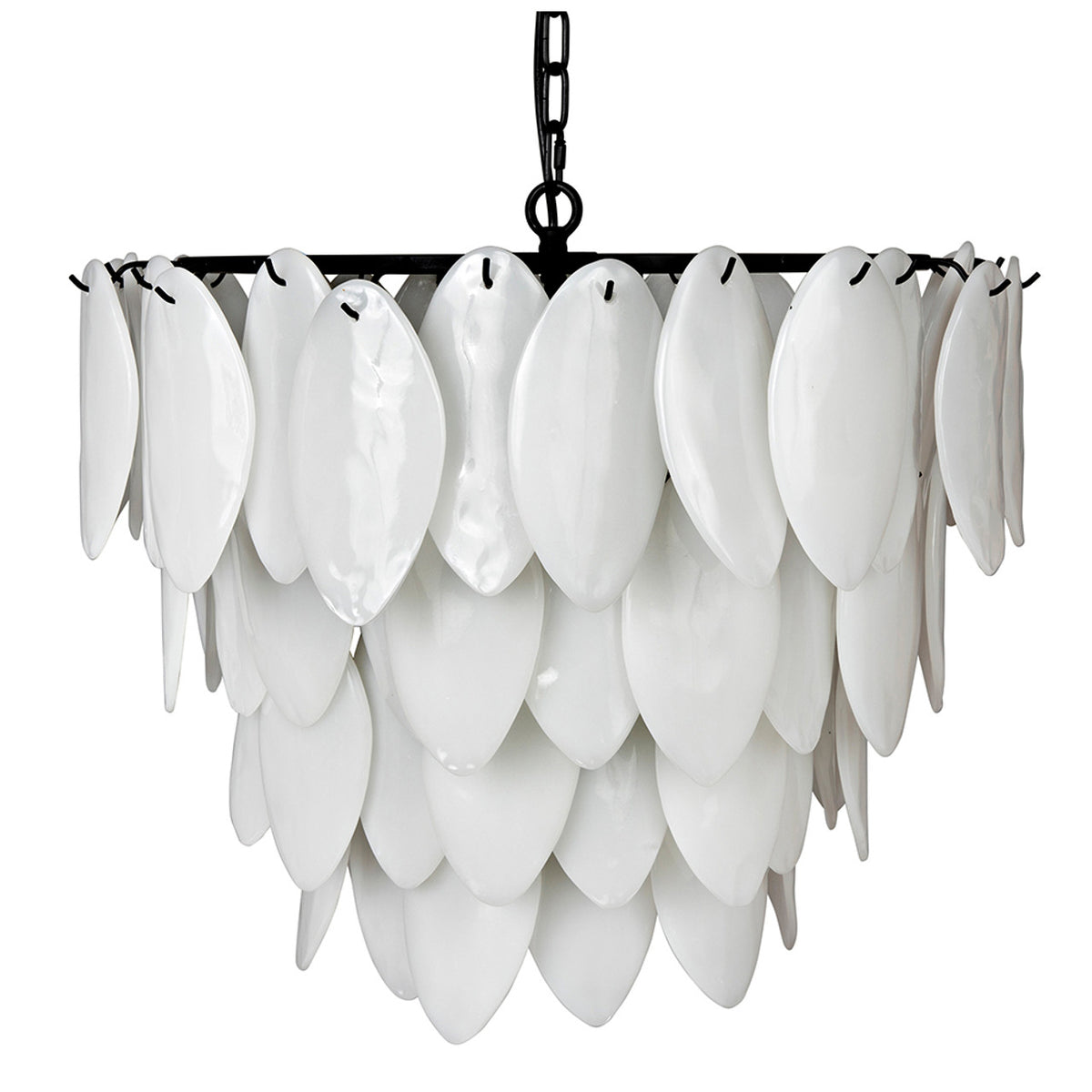 Noir Lotus Chandelier - Large