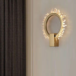 Natural Crystal Wall Lamp