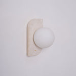 Elysian Travertine Plug-in Wall Light