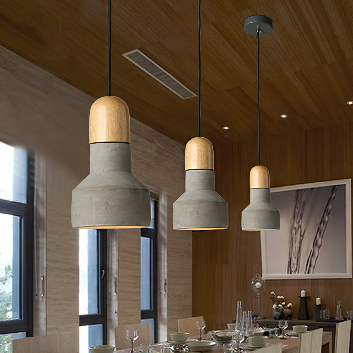 Nessa Wood Pendant Light