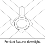 NEWTON 20.5" W Round Pendant