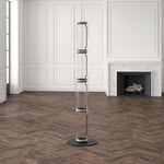 Bamboo Glass Floor Lamp