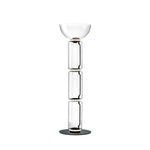 Bamboo Glass Floor Lamp