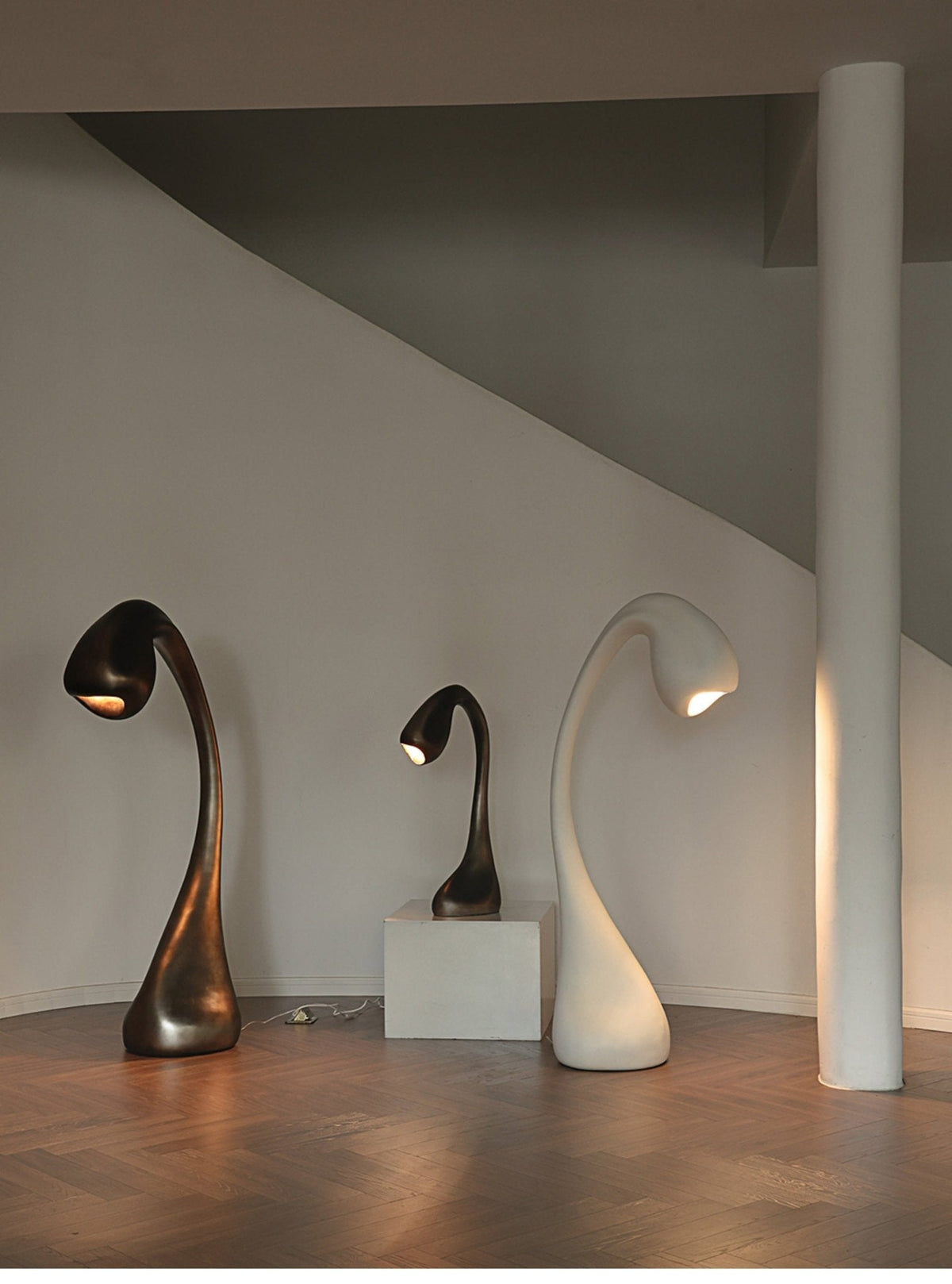Noor Grande Sculptural Floor Lamp
