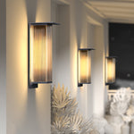 Oleron Box Outdoor Solar Wall Lamp