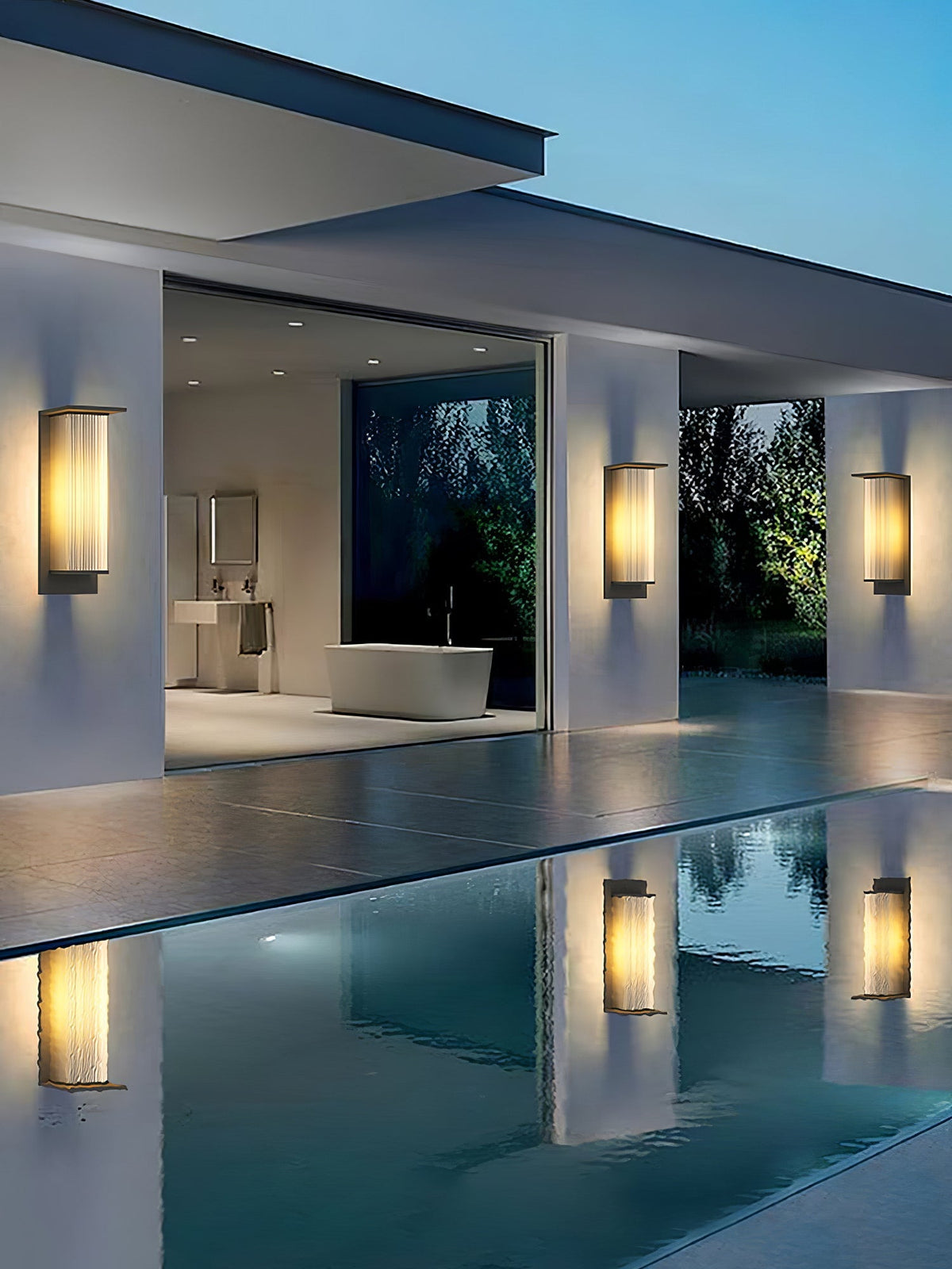 Oleron Box Outdoor Solar Wall Lamp