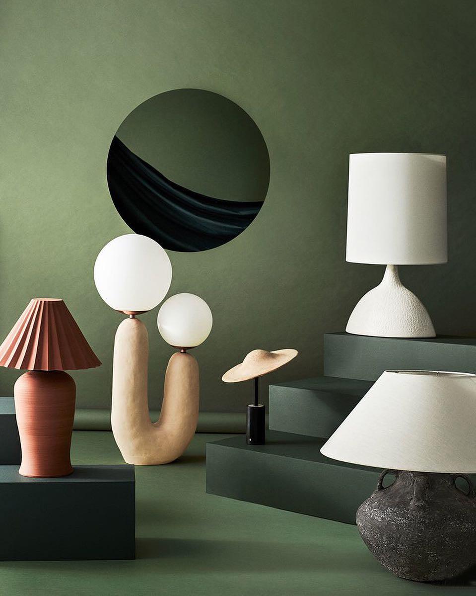 Oo Ceramics Table Lamp 22.4″