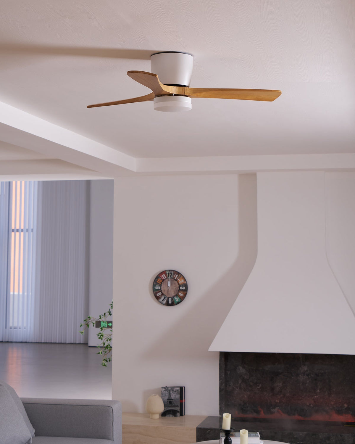 Nordic Wooden 42"/48"/52" Ceiling Fan Light
