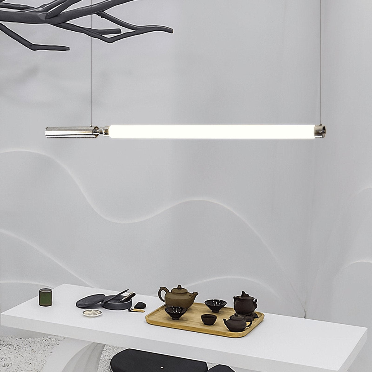 Organic Glass Pendant Light