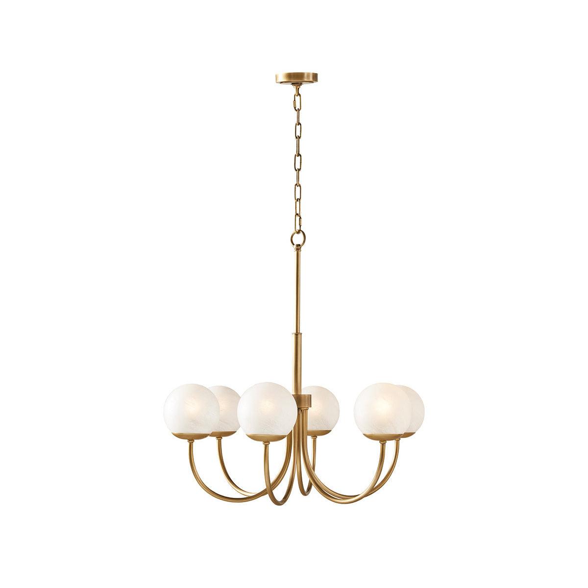 Orillia Glass Chandelier 29.5"