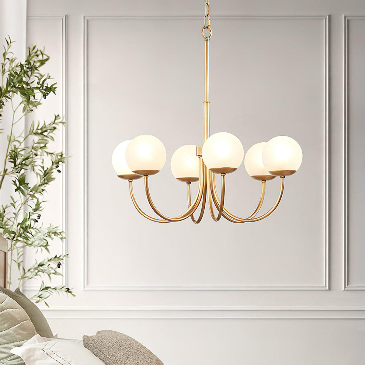 Orillia Glass Chandelier 29.5"