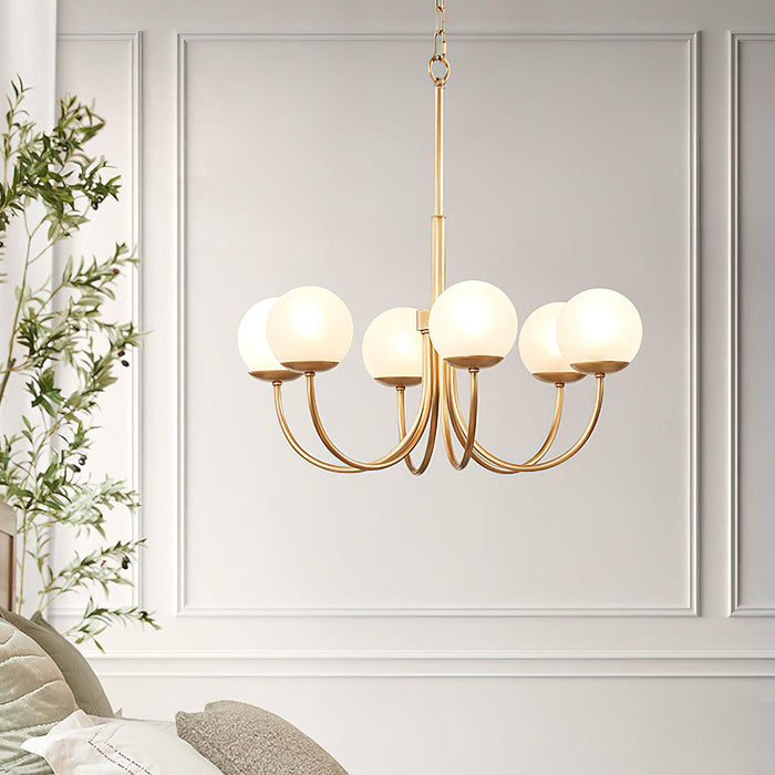 Orillia Glass Chandelier 29.5"