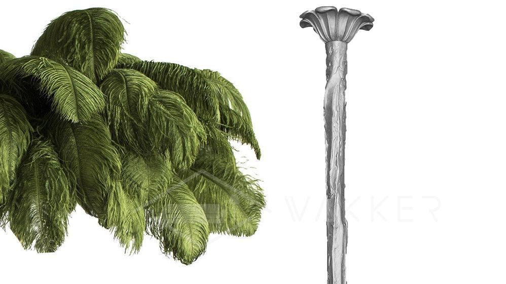 Ostrich Feather Chandelier