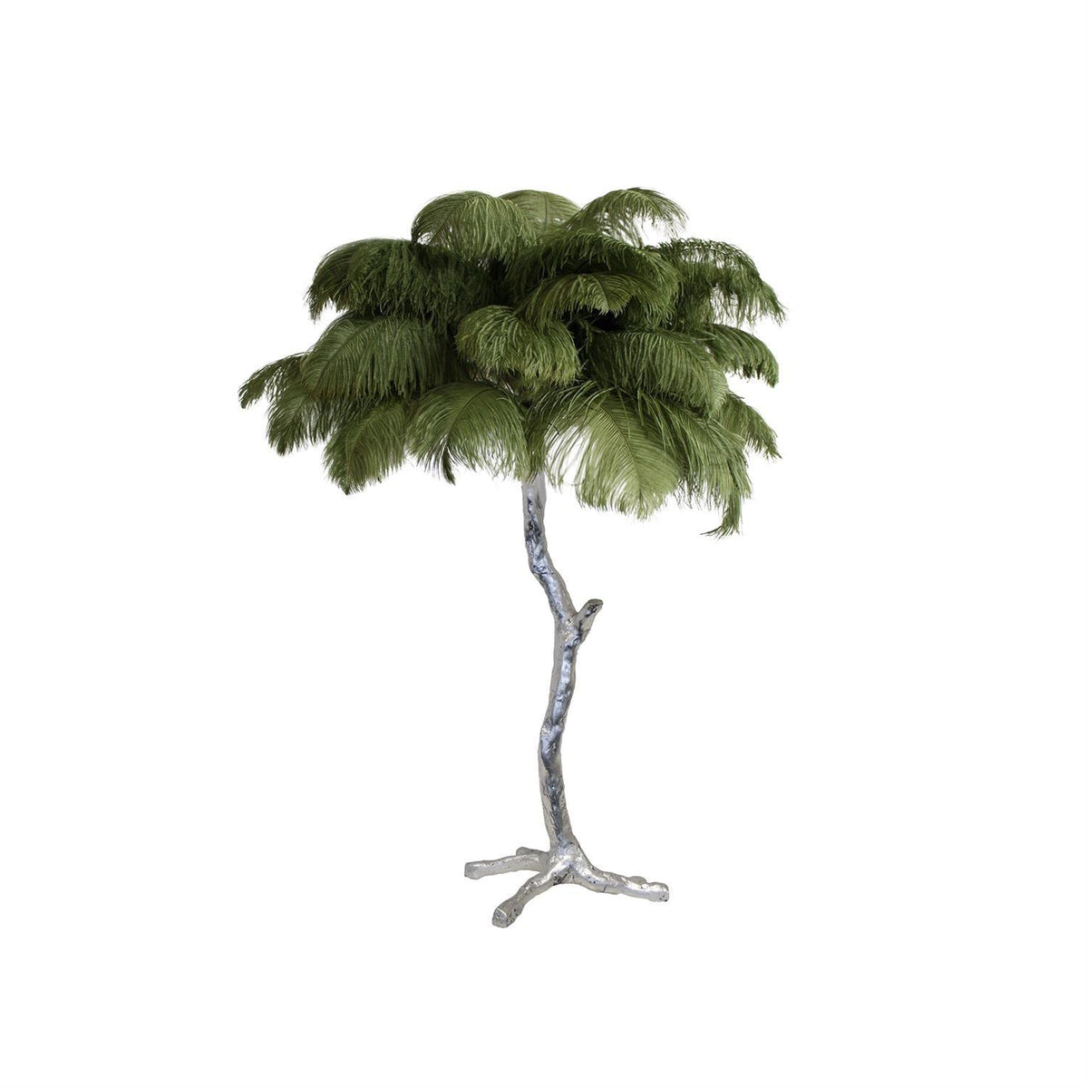 Ostrich Feather Table Lamp 29.5″