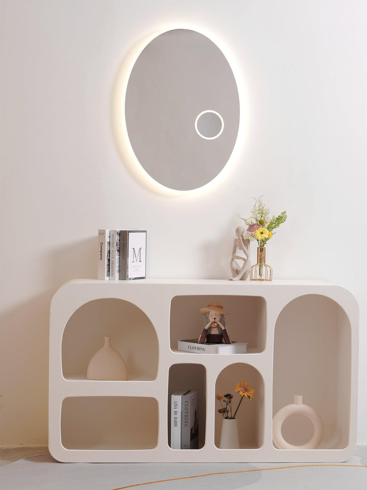 Oval Mirror Light