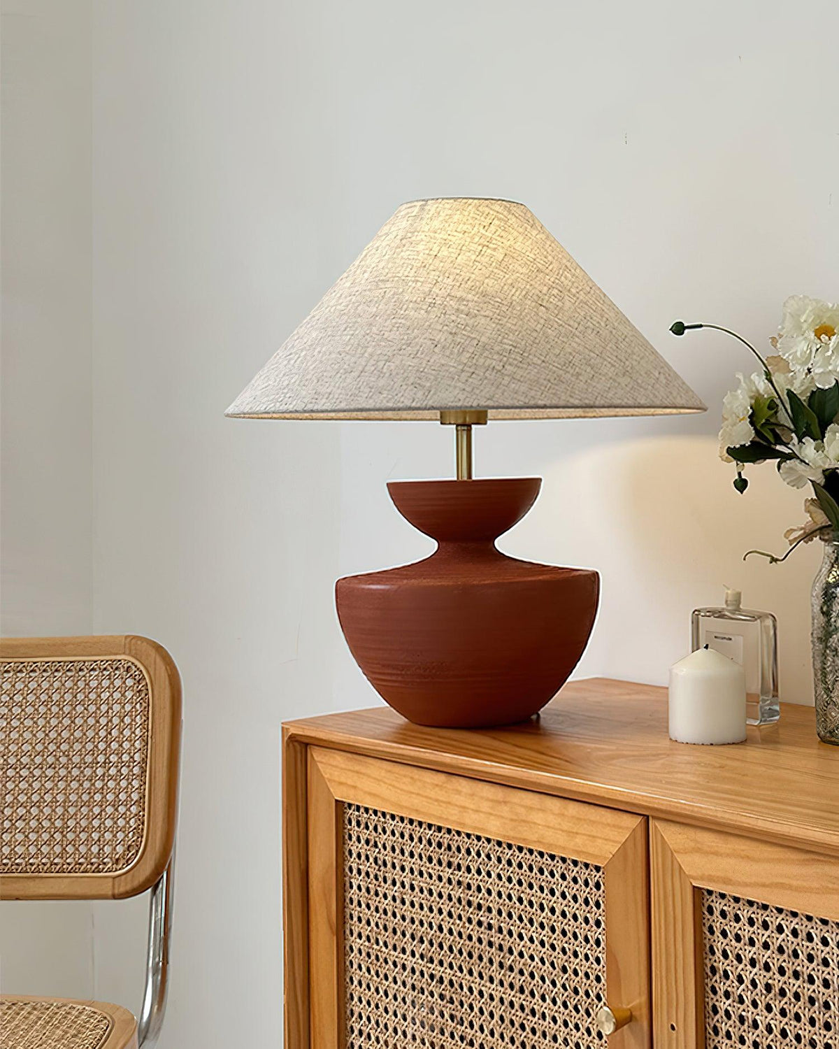 Painted Table Lamp