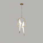 Paper Crane Bird LED Chandelier