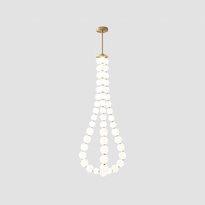 Acrylic Pearl Necklace Chandelier