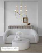 Pedra Large Two-Tier Chandelier