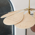 Petals Bloom Rattan Pendant Lamp 31.5"