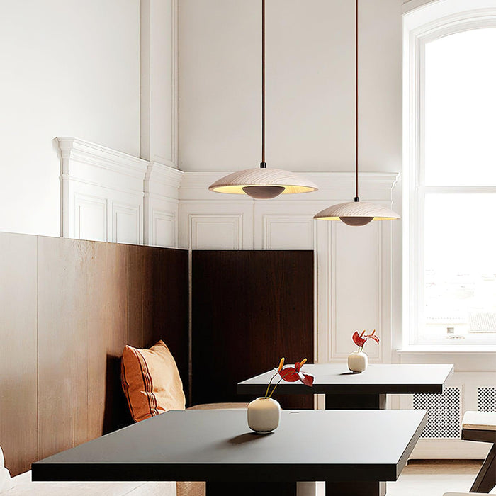 Plate Pendant Lamp 9.8"