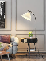 Pleated Arc Floor Light