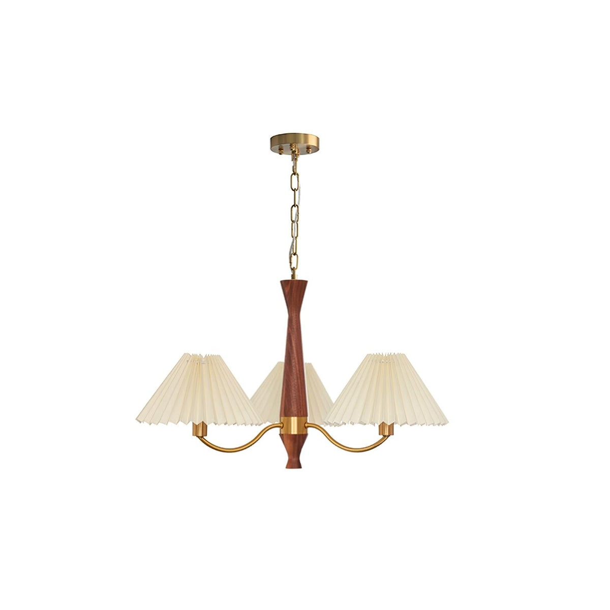 Pleated Chandelier