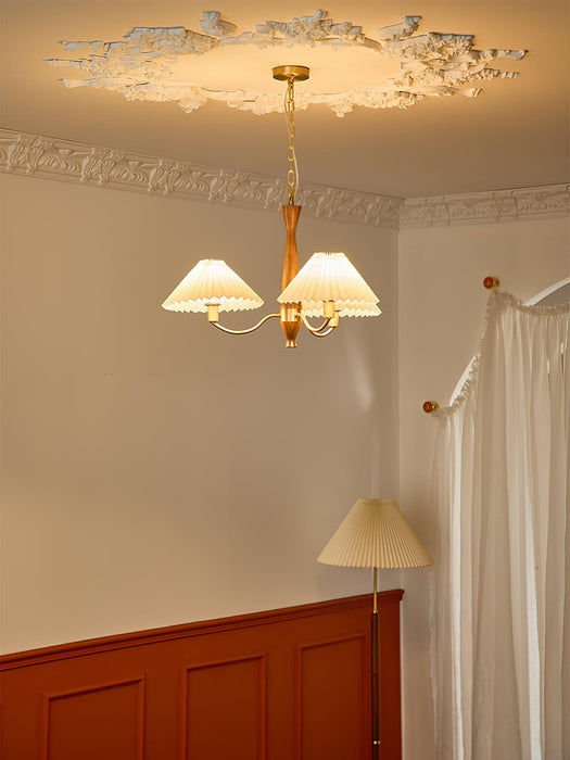 Pleated Chandelier