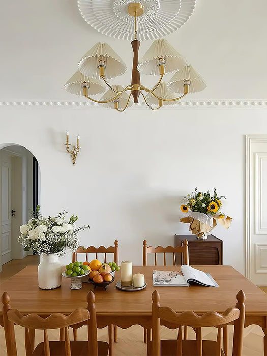 Pleated Chandelier