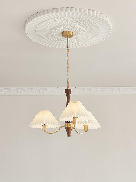 Pleated Chandelier